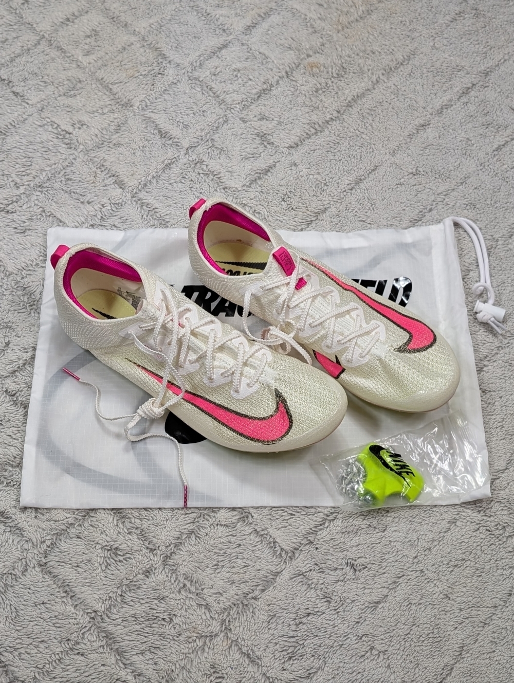 Nike Zoom Superfly Elite 2 Track Sprinting Spikes Sail Pink Mens 13 CD4382-101